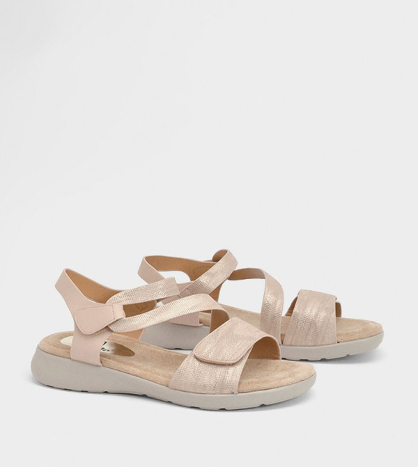 Whitney Textile Comfort Flat Sandals