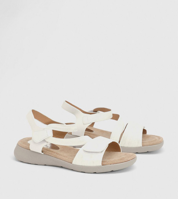 Whitney Textile Comfort Flat Sandals