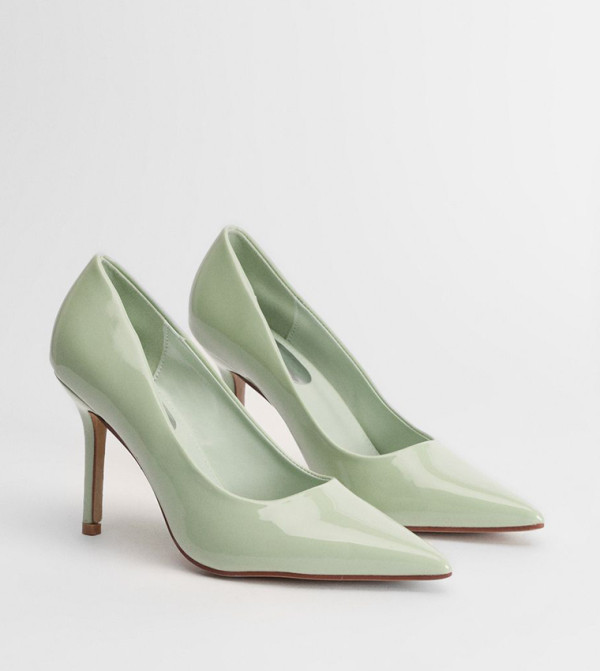 Sidnie Faux Leather Stiletto Heel Pumps