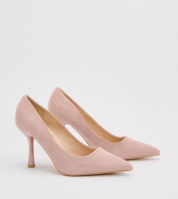 Lexie Faux Suede High Heeled Pumps