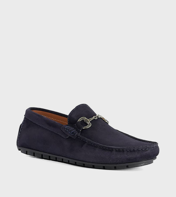 BRACKON Solid Metal Detail Loafers
