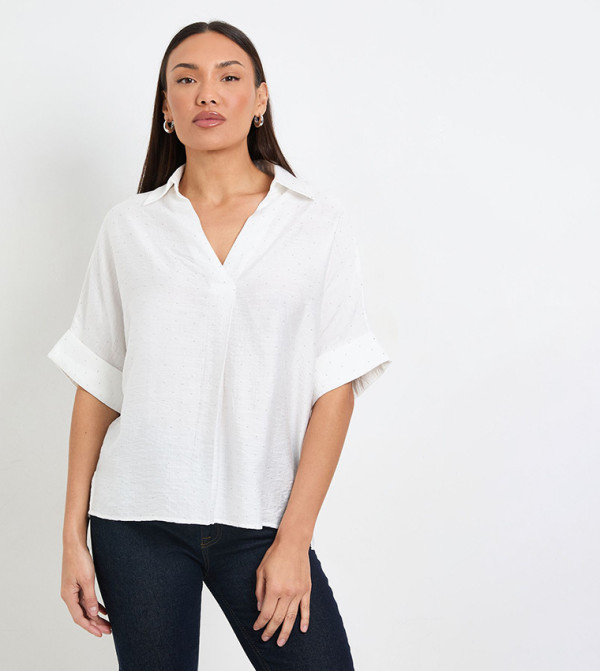 Hotfix Short Sleeves Overhead Shirt