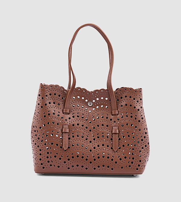 Cut-Out Detail Shoulder Bag