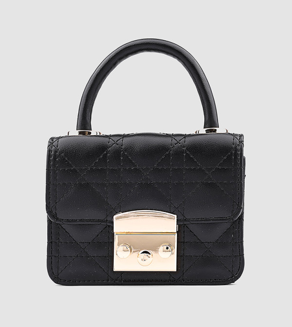 Quilted Top Handle Bag