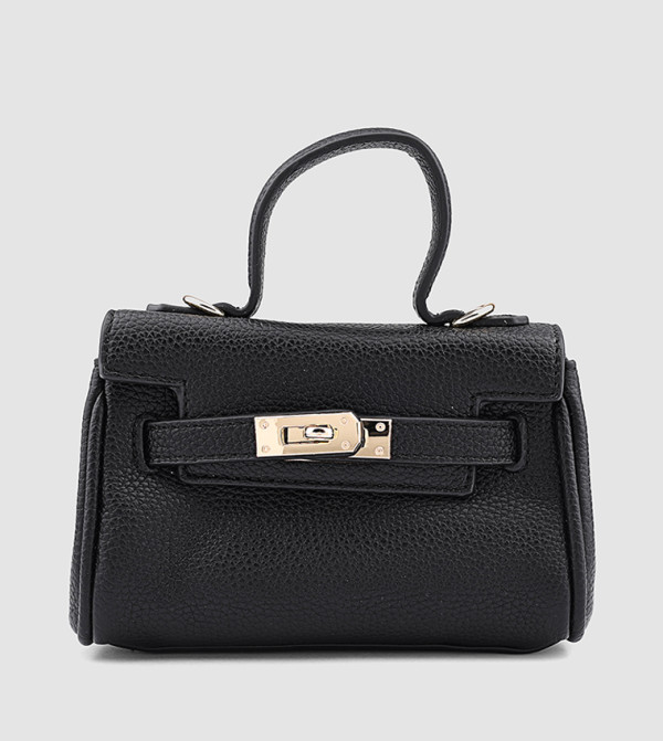 Textured Top Handle Bag