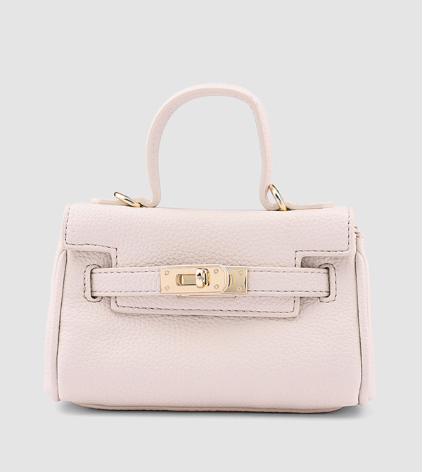 Textured Top Handle Bag