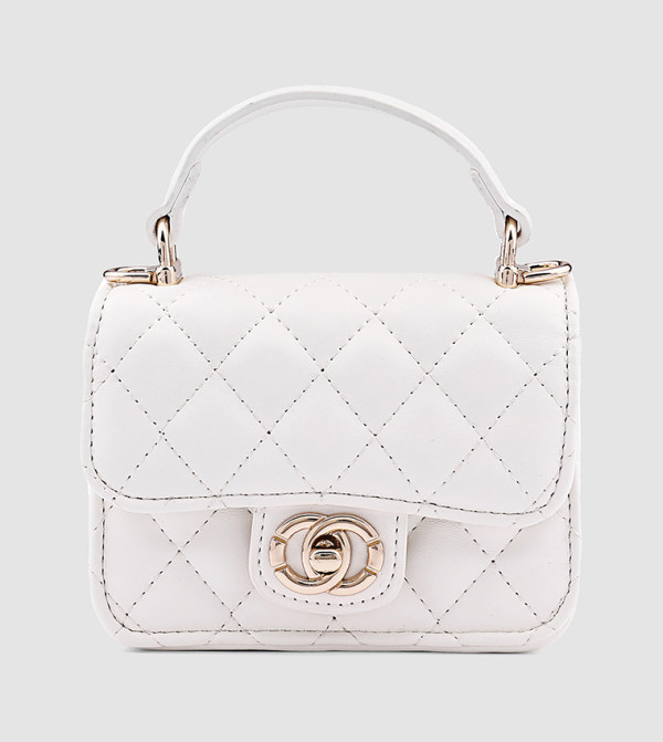 Quilted Top Handle Bag