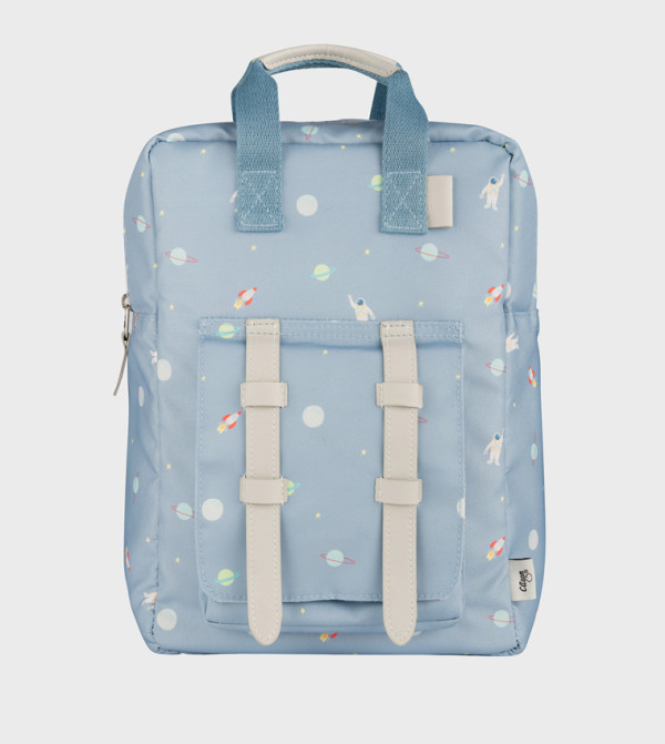 Spaceship Printed Backpack