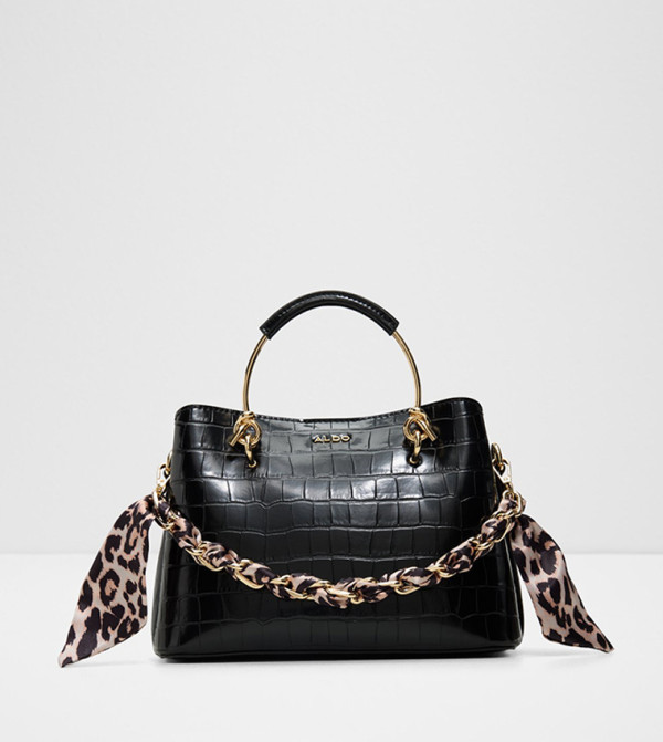 CALANTHE Textured Satchel Bag