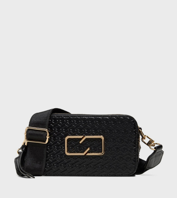 CAMELYA Embossed Zippered Camera Bag