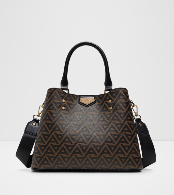 CARAEVER Monogram Satchel Bag