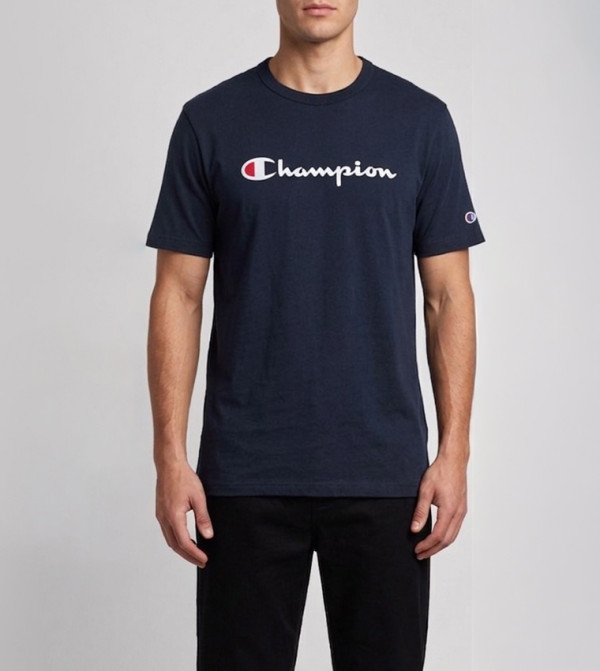 Logo Printed Crew Neck T-Shirt