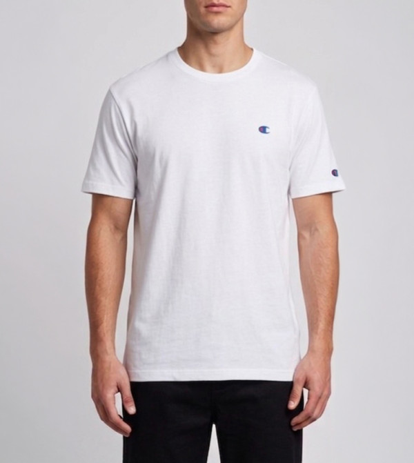 Logo Detail Crew Neck T-Shirt