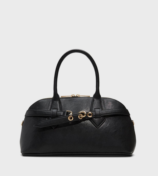 CIIARA Solid Zippered Satchel Bag