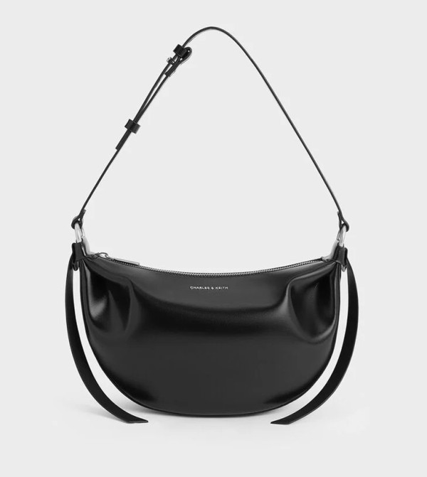 CALLA Logo Detail Zippered Shoulder Bag