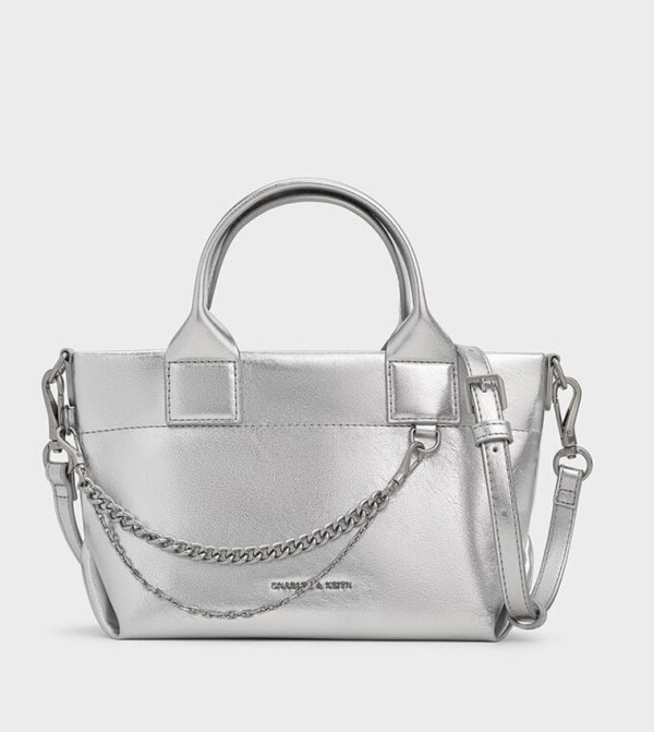 ATWOOD Metallic Tote Bag