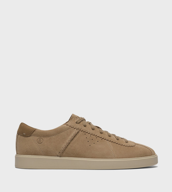 LOCKFORD Round Toe Lace-Up Sneakers