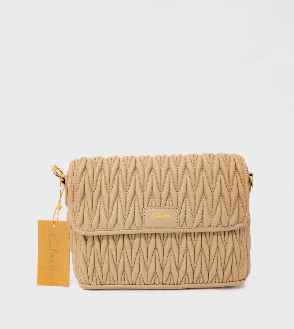 MARSELLE Quilted Flap Crossbody Bag