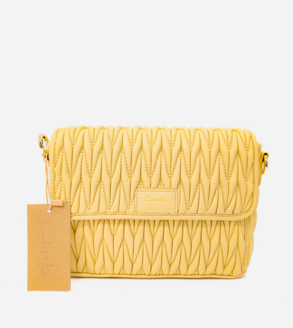 MARSELLE Quilted Flap Crossbody Bag