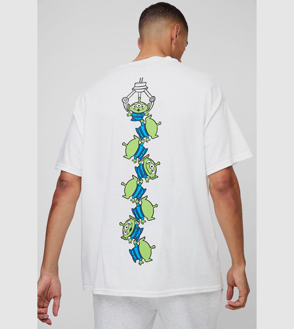 Pixar Toy Story Aliens License Print Oversized T-Shirt