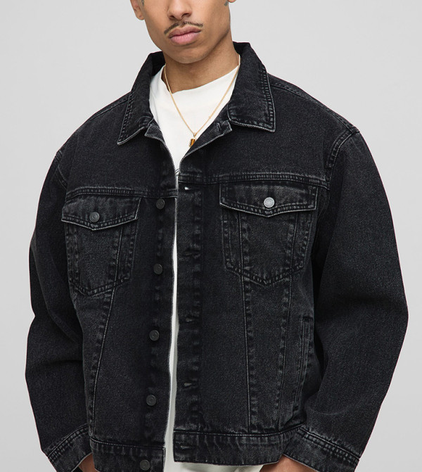 Washed Regular Fit Denim Jacket