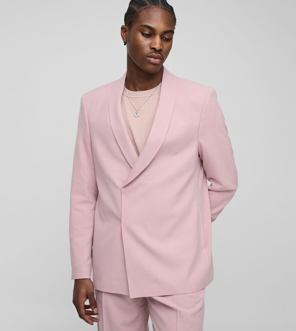 Asymmetrical Detail Long Sleeves Blazer