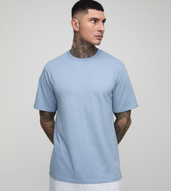 Tall Solid Regular Fit Crew Neck T-Shirt