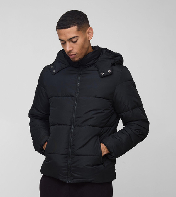 Hooded Matte Puffer Jacket