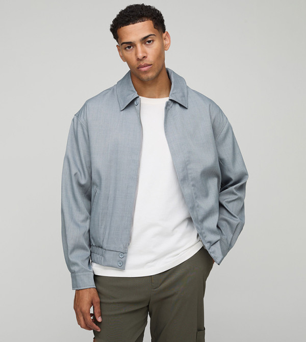 Oversized Twill Elasticated Hem Overshirt