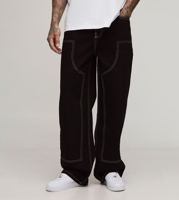 Tall Contrast Stitch Worker Jeans