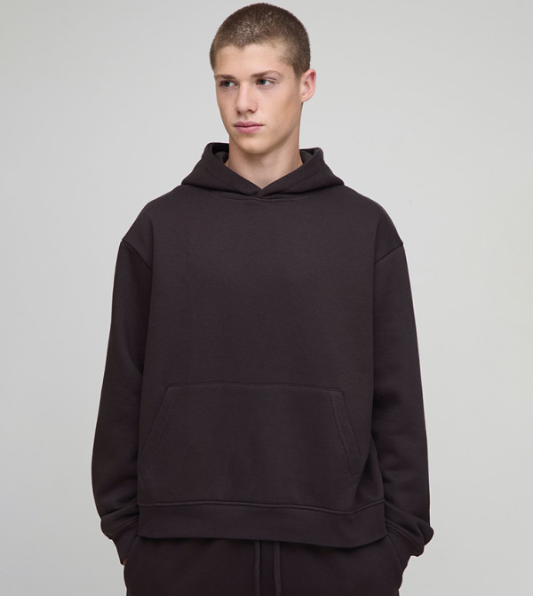 Solid Oversized Hoodie