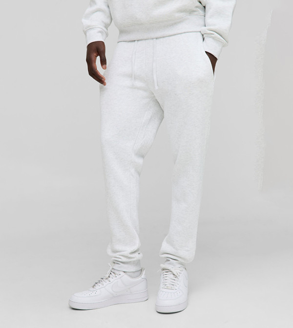 Solid Skinny Fit Joggers