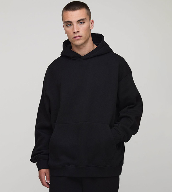 Solid Oversized Hoodie