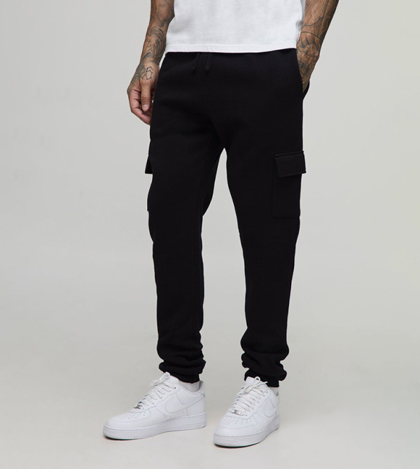 Tall Mid Rise Skinny Fit Cargo Joggers