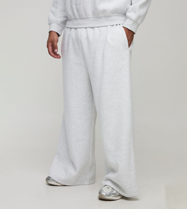 Solid Extreme Wide Leg Sweatpants