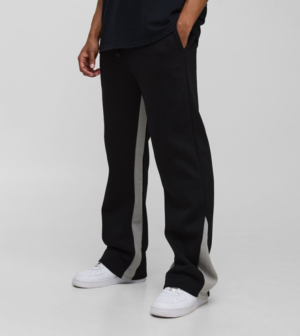Relaxed Fit Flared Gusset Sweatpants