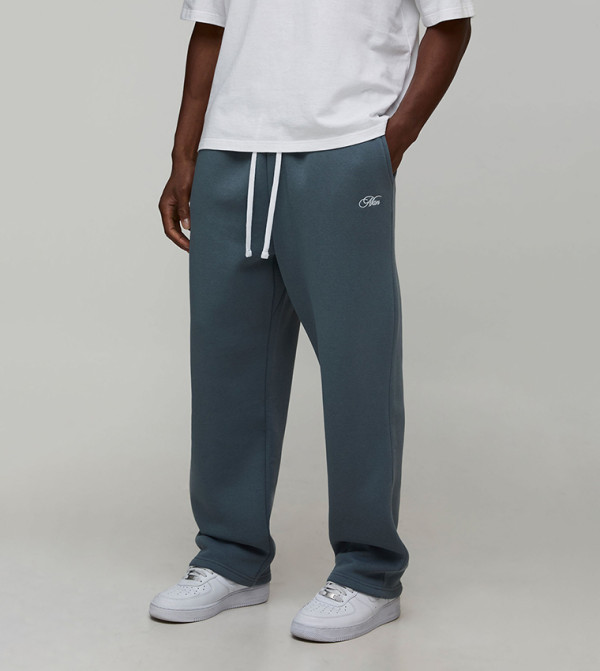 Script Baggy Fit Sweatpants