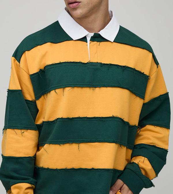 تيشيرت واسع بكم طويل 