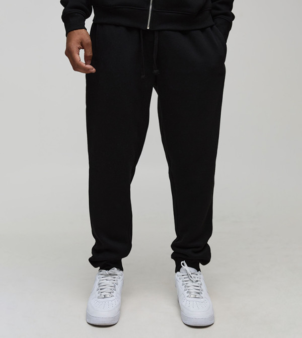 Drawstring Waist Regular Fit Joggers