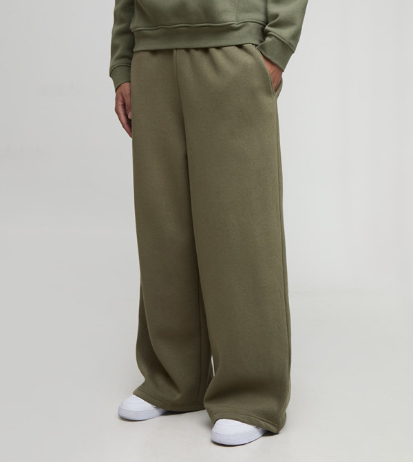Solid Extreme Wide Leg Sweatpants