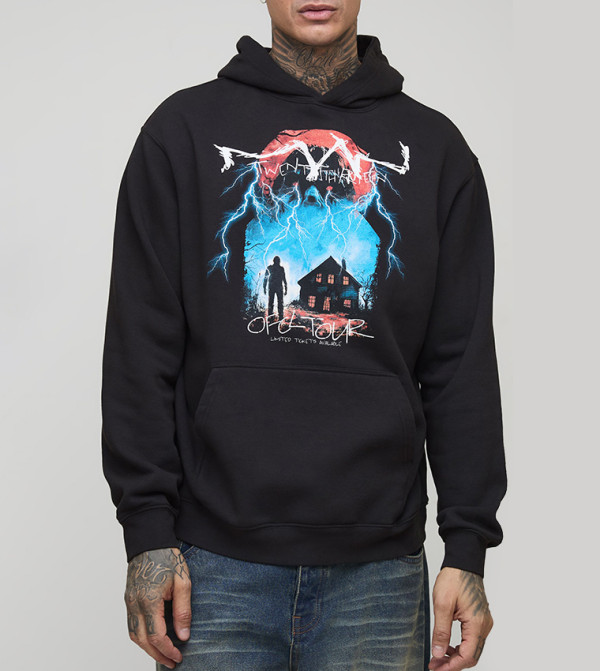 Tall Gothic Ofcl Tour Vintage Oversized Hoodie