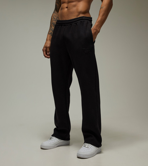 Training Dept Embossed Straight Fit Sweatpants