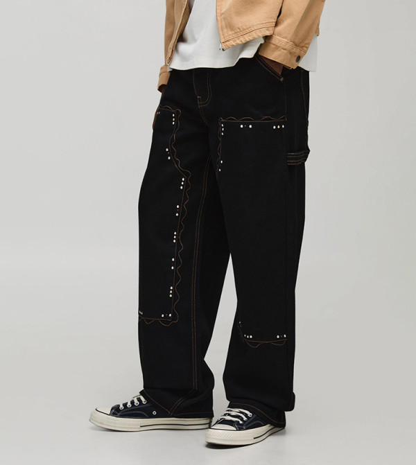 جينز كاربنتر مزين 