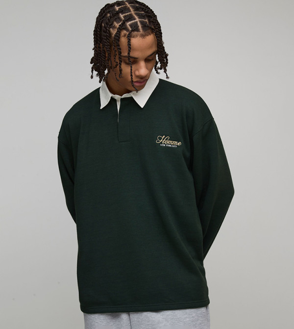 تيشيرت بولو أوفرسايز 