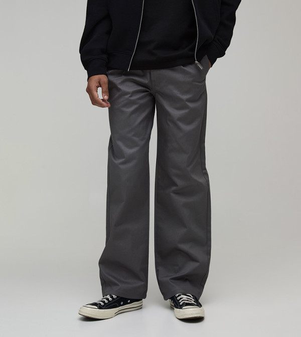 Pleat Detail Relaxed Fit Work 365 Trousers