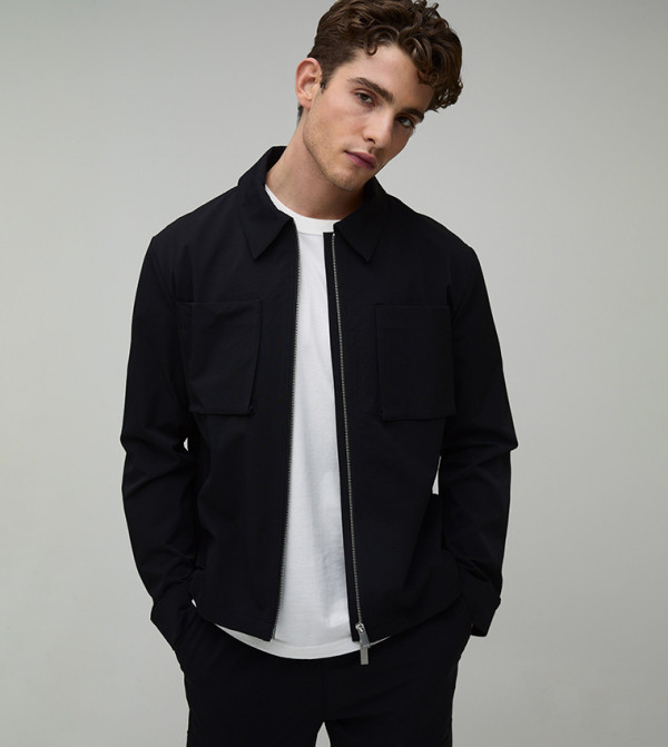 قميص كم طويل 