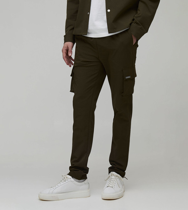 Skinny Fit Technical Cargo Trousers