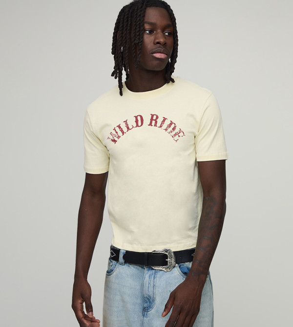 Shrunken Muscle Heavyweight Wild Ride T-Shirt