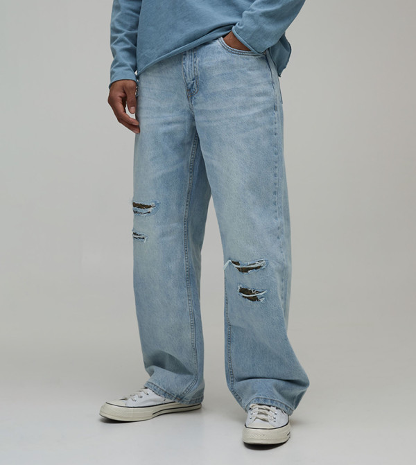 Rip & Repair Relaxed Fit Jeans