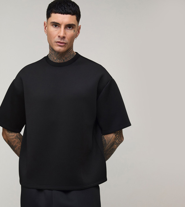 Tall Bonded Scuba Oversized T-Shirt